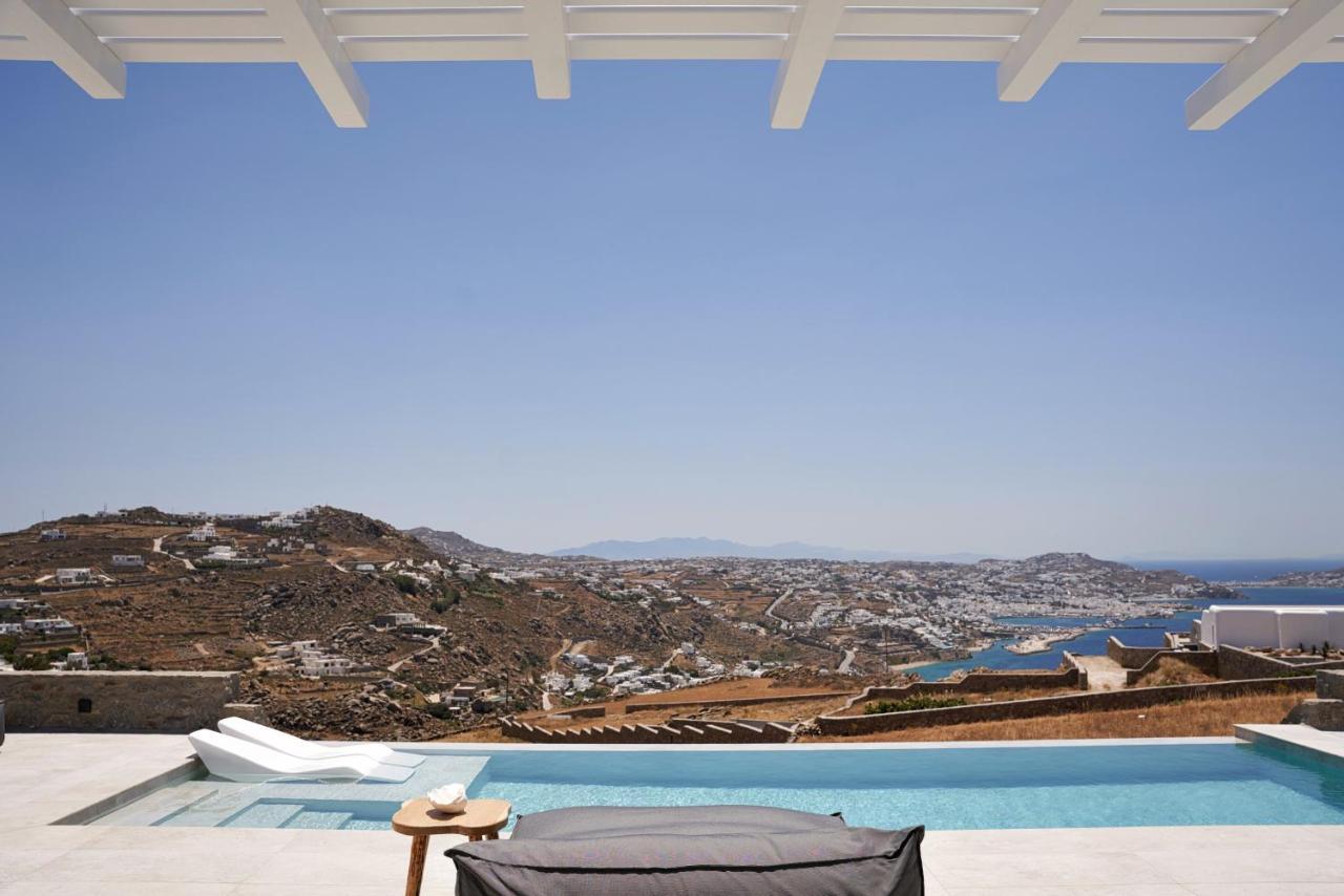 Annez Villa With Private Pool Panoramic Sea View Mykonos Town Exterior foto