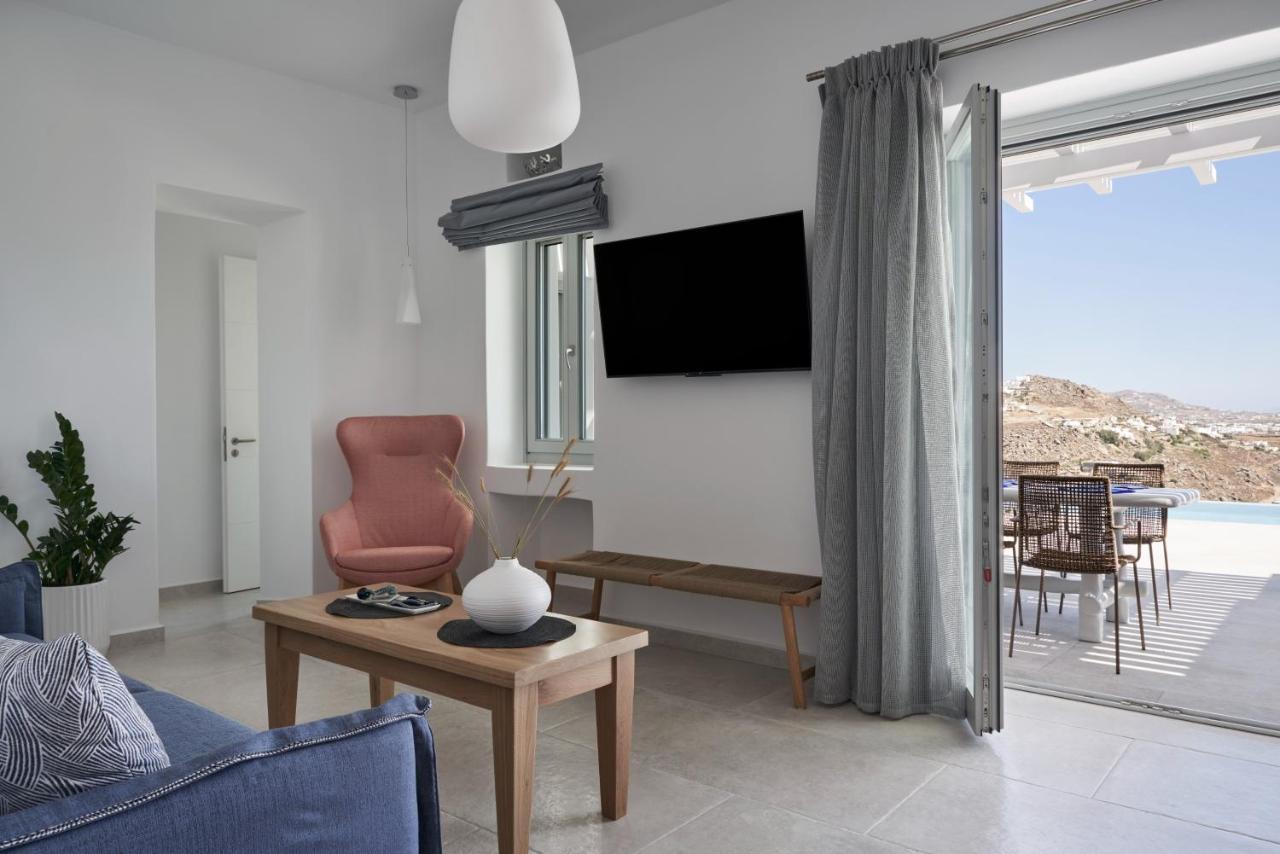 Annez Villa With Private Pool Panoramic Sea View Mykonos Town Exterior foto