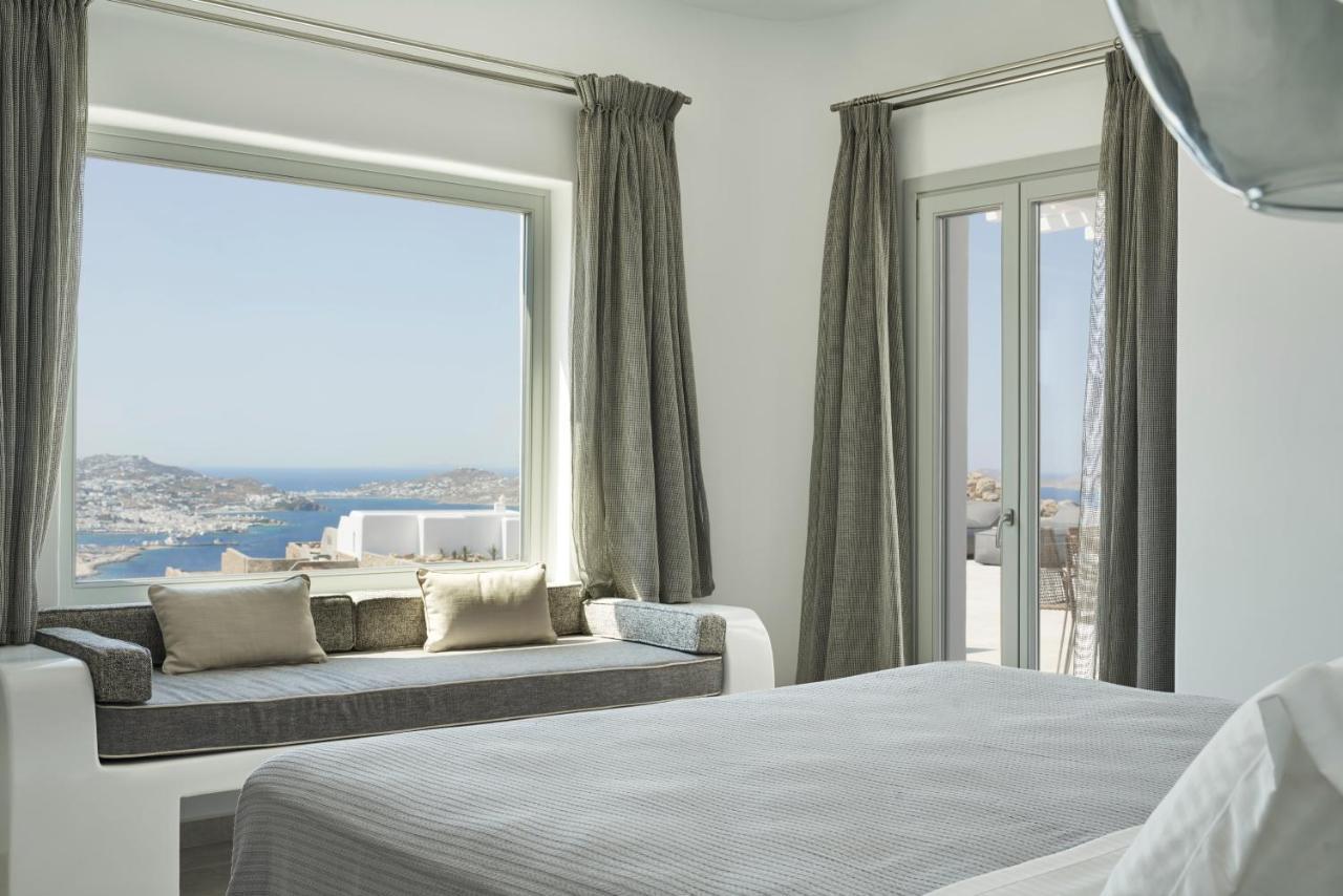 Annez Villa With Private Pool Panoramic Sea View Mykonos Town Exterior foto
