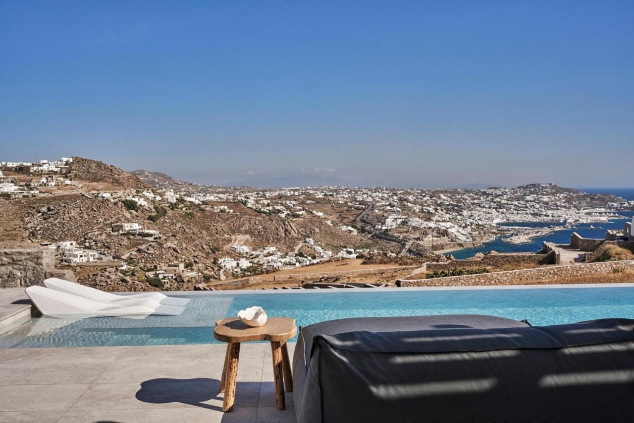 Annez Villa With Private Pool Panoramic Sea View Mykonos Town Exterior foto